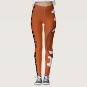 Creëer je eigen I Love This Game American football Leggings (Voorkant)