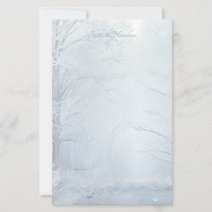 Creëer Je Eigen Ijselijke Winter Joelfeest Magisch Briefpapier