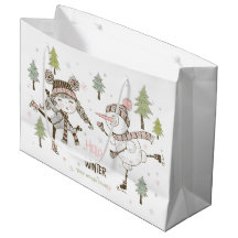 Creëer je eigen ijskunstschaatsende wintervrienden