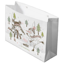 Creëer je eigen ijskunstschaatsende wintervrienden groot cadeauzakje