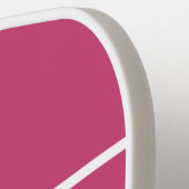 Creëer Je eigen Initialen Tekst Girly Pink Cool Pickleball Paddle (Links Detail)