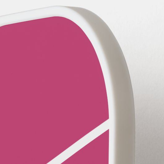 Creëer Je eigen Initialen Tekst Girly Pink Cool Pickleball Paddle (Links Detail)