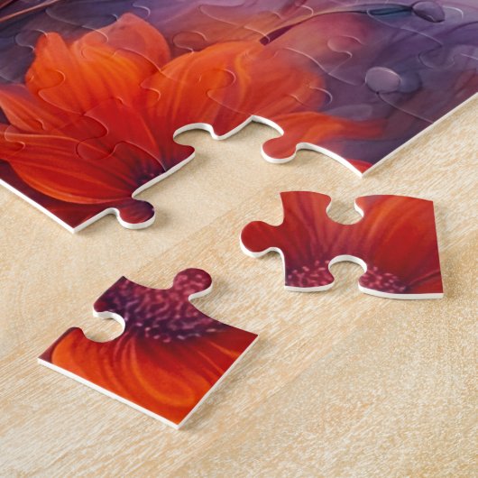 creëer je eigen inspirerend boodschap, Flowers Legpuzzel (Zijkant)