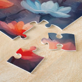 creëer je eigen inspirerend boodschap, Flowers Legpuzzel (Zijkant)