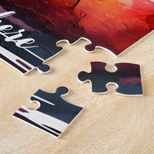 creëer je eigen inspirerend quote, kersenboom legpuzzel (Zijkant)