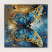 creëer je eigen inspirerend quote, vlinder legpuzzel (Horizontaal)