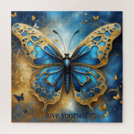 creëer je eigen inspirerend quote, vlinder legpuzzel