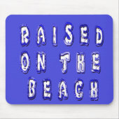 Creëer Je eigen Inspirerend strand leven Muismat (Voorkant)