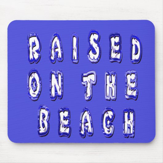 Creëer Je eigen Inspirerend strand leven Muismat (Voorkant)