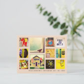 Creëer Je eigen instagram foto's Collage Pos Briefkaart (Staand voorkant)