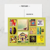 Creëer Je eigen instagram foto's Collage Pos Briefkaart (Voorkant / Achterkant)