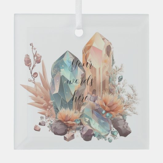 Creëer je eigen iriserende kristallen glas ornament (Voorkant)