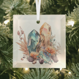 Creëer je eigen iriserende kristallen glas ornament