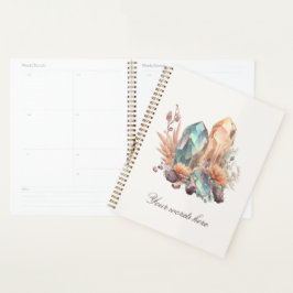Creëer je eigen iriserende kristallen planner