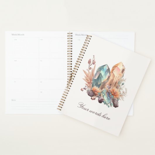 Creëer je eigen iriserende kristallen planner (Display)