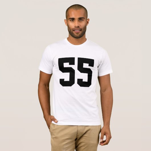 Creëer je eigen Jersey Nummer T-Shirt (Voorkant volledig)