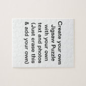 Creëer Je eigen Jigzaag Puzzle Legpuzzel (Horizontaal)