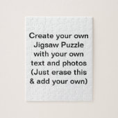 Creëer Je eigen Jigzaag Puzzle Legpuzzel (Verticaal)
