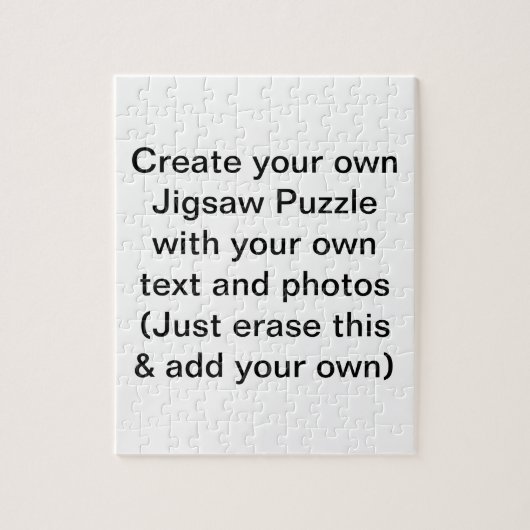 Creëer Je eigen Jigzaag Puzzle Legpuzzel (Verticaal)