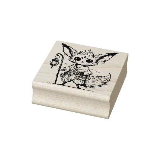 Creëer Je Eigen Jonge Fennec Vos Avonturier Rubberstempel (Stempel)