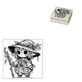 Creëer je eigen jonge heks in opleiding rubberstempel (Gestempeld)