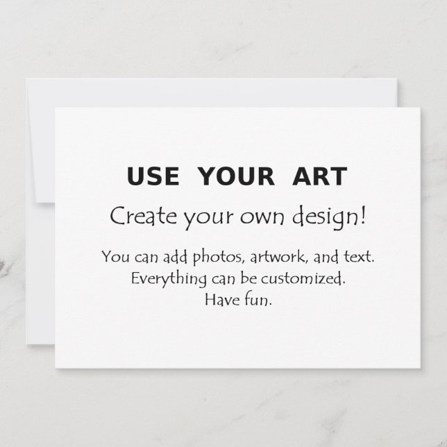 Creëer je eigen kaarten gebruiken je design (Voorkant)
