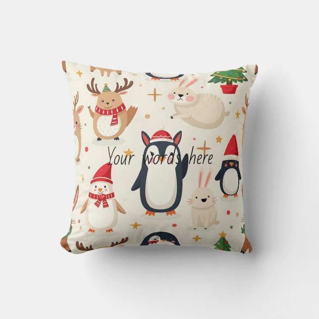 Creëer je eigen kawaii vrienden dieren kussen (Voorkant)