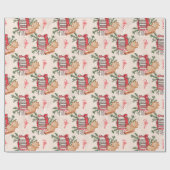 Creëer je eigen kerstcadeautjes cadeaupapier (Vlak)