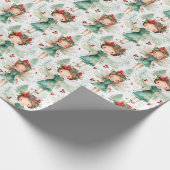 Creëer je eigen kerstfee cadeaupapier (Hoek)