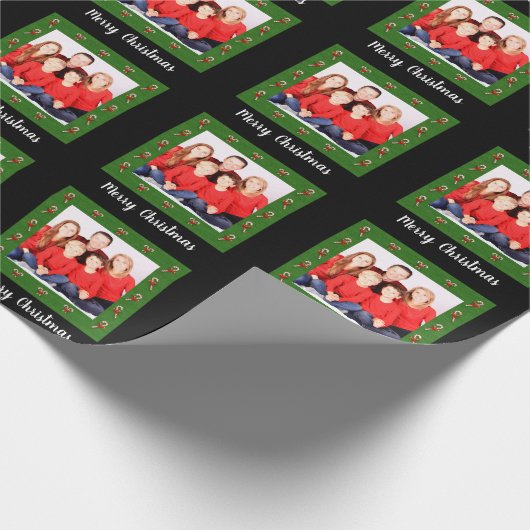 Creëer Je eigen kerstfoto Cadeaupapier (Hoek)