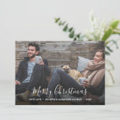 Creëer je eigen kerstfotokaart voor Merry Feestdagenkaart (Staand voorkant)