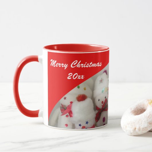 Creëer je eigen kerstkoffie mok (Met donut)