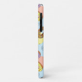 Creëer je eigen  kleurrijke donuts Blauw Case-Mate iPhone Case (Achterkant/links)