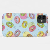Creëer je eigen  kleurrijke donuts Blauw Case-Mate iPhone Case (Achterkant (horizontaal))