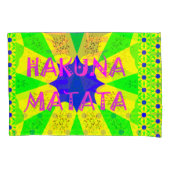 Creëer Je eigen kleurrijke Hakuna Matata Kussensloop (Voorkant-Links)