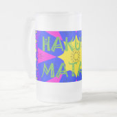Creëer Je eigen kleurrijke Hakuna Matata  Matglas Bierpul (Voorkant links)