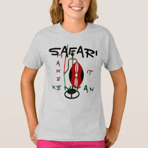 Creëer Je eigen kleurrijke Hakuna Matata schattige T-shirt