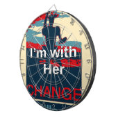 Creëer je eigen kleurrijke verandering die ik met  dartbord (Voorkant Rechts)