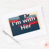 Creëer je eigen kleurrijke verandering die ik met rechthoekige sticker (Envelop)