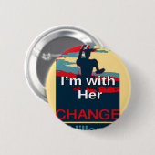 Creëer je eigen kleurrijke verandering die ik met  ronde button 5,7 cm (Voorkant /achterkant)