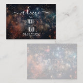 Creëer je eigen kleurrijke vuurwerk advieskaart (Voorkant / Achterkant)