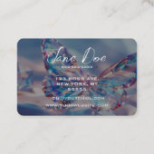 Creëer je eigen kristallen vlinder visitekaartje (Achterkant)