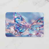 Creëer je eigen kristallen vlinder visitekaartje (Voorkant)