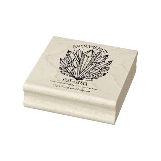 Creëer Je Eigen Kristalpunt Cluster Rubberstempel (Stempel)