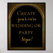 Creëer je eigen kunstdecosterbord poster (Voorkant)