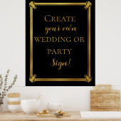 Creëer je eigen kunstdecosterbord poster (Keuken)