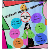 CREËER JE EIGEN KWANTUMS! DOUCHE GORDIJN (Voorkant)