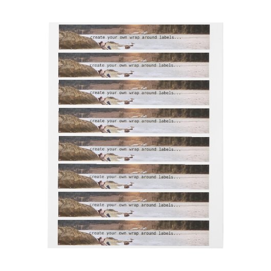 creëer je eigen labels omdraaien adreslabel wikkel (Vel)