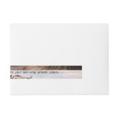 creëer je eigen labels omdraaien adreslabel wikkel (Voorkant)