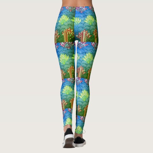 Creëer je eigen leuke, liefdevolle, weduwnaar-Afri Leggings (Achterkant)